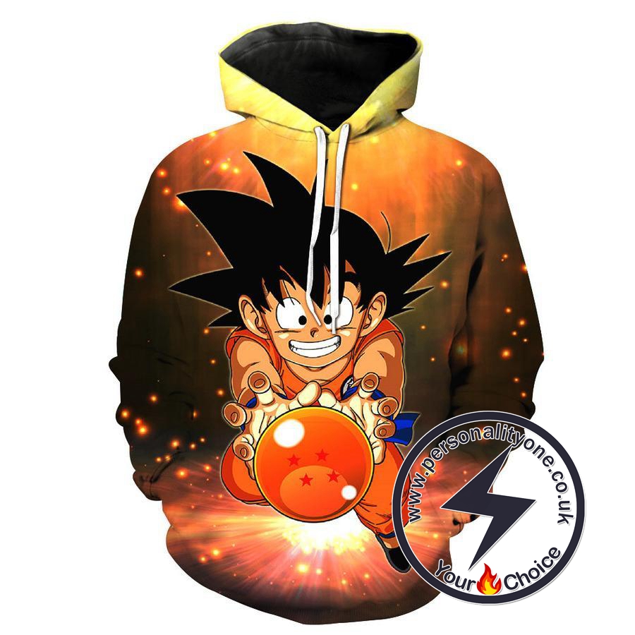 Dragon Ball Z - Kid Goku 3D - Hoodies